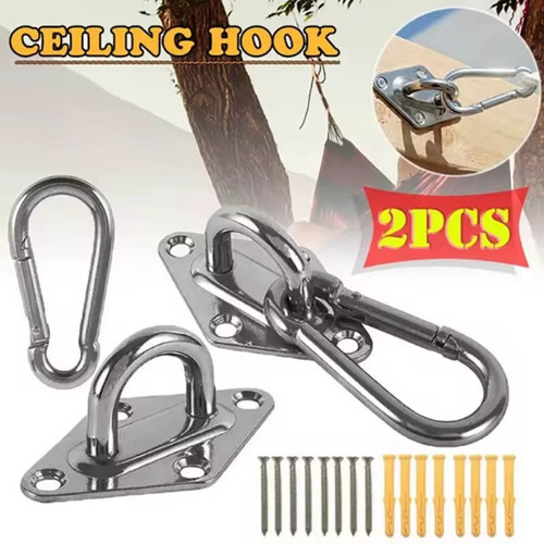 Heavy duty stainless hammock - stainless,