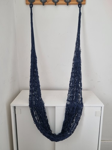 New navy blue string hammock - ,
