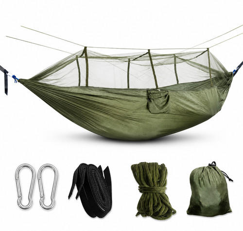 Double camping hammock with - double,