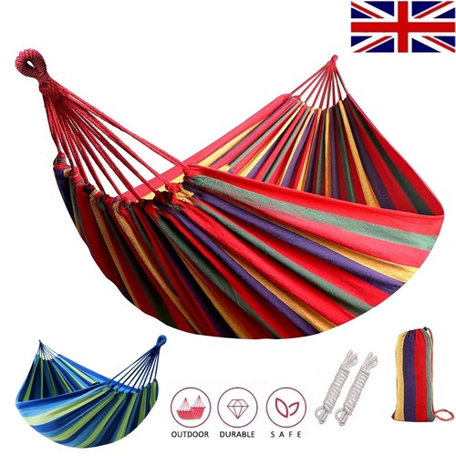 Double garden hammock - hammock, camping
