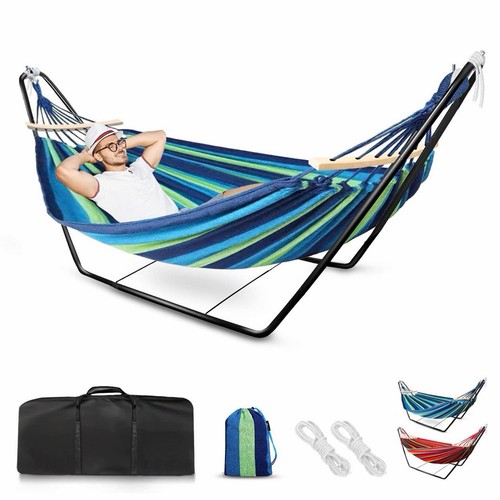 Double cotton hammock with - cotton,