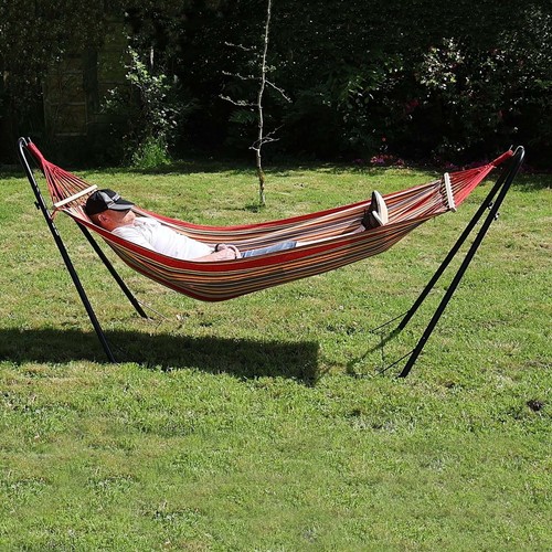 Hammock with metal - metal, stand