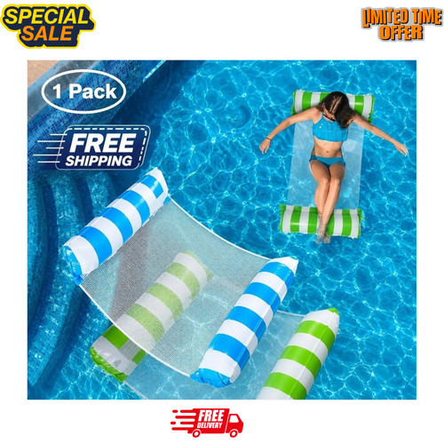 Inflatable float hammock pool - float,