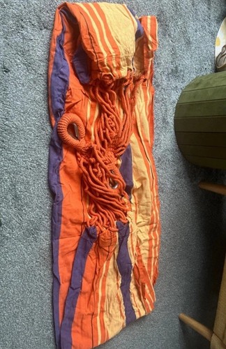 Cotton orange striped - cotton, hammock
